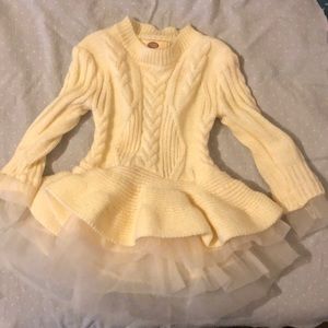 Brand new, sweater tutu dress size 2T/3T